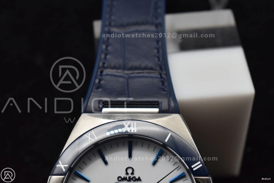 Ceramic Blue White Blue Gummy Strap SS Super Best Clone VSF Dial 1:1 Constellation on Edition A8900 1226